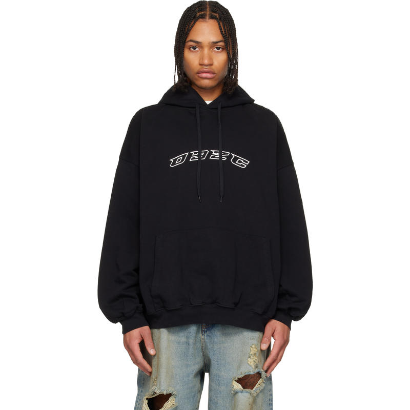 032C 男士 卫衣 黑色 Hansel And Gretel Oversized 连帽衫