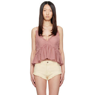 背心 女士 粉色 Peplum The 上装 Attico