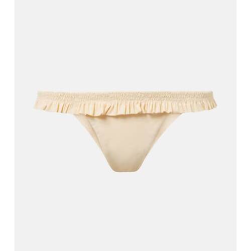 Faithfull the Brand 女士 比基尼 Esterel 荷叶边中腰下装