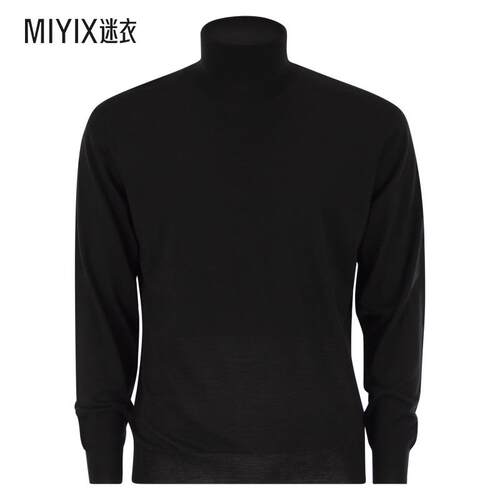 【秋季新品】Fedeli 男款Derby 做工精细羊毛高领上衣 迷衣时尚