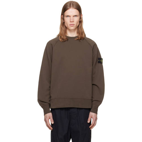 Stone Island 石头岛 男士 FW26 卫衣 Stone Island 棕色套头衫