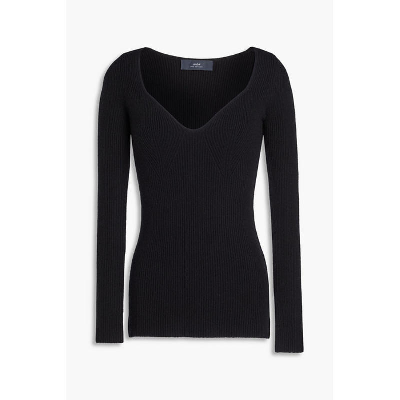 Arch4 女士 毛衣 Amirah 罗纹羊绒毛衣