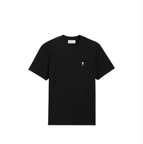 Ami Paris 男士 FW26 T恤 AMI and Polos 巴黎黑色