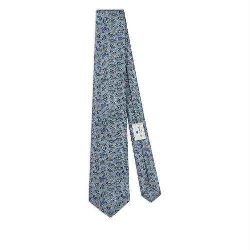 Etro 艾绰 男士 SS26 领带 MOTIF 浅蓝色佩斯利