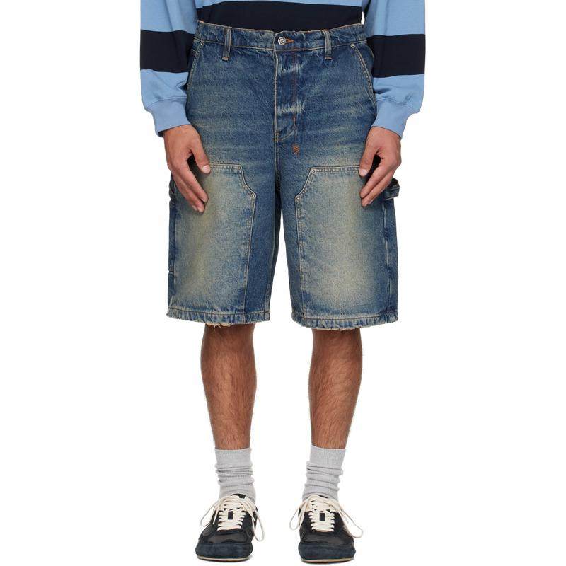 Ksubi 男士 牛仔短裤 蓝色 Maxx Operator Rodeo 牛仔短裤