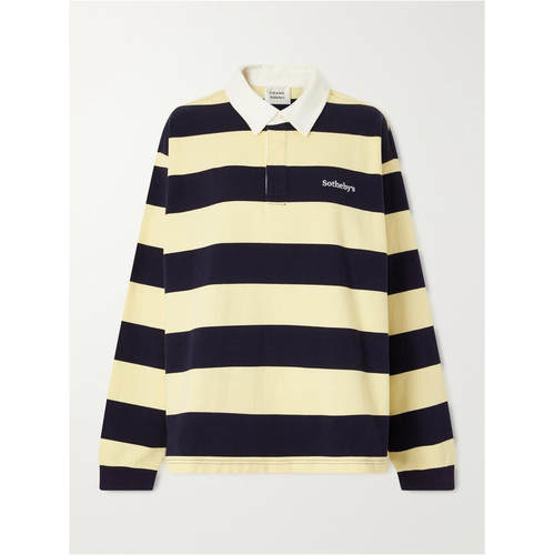 FRAME 女士 SS27 卫衣 + Sotheby's 条纹棉针织Polo毛衣