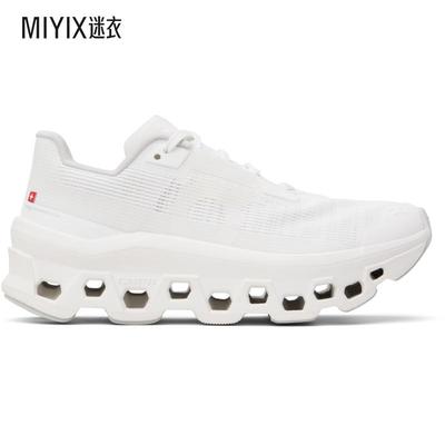 On昂跑 女款白色 Cloudmonster Void 运动鞋 迷衣时尚