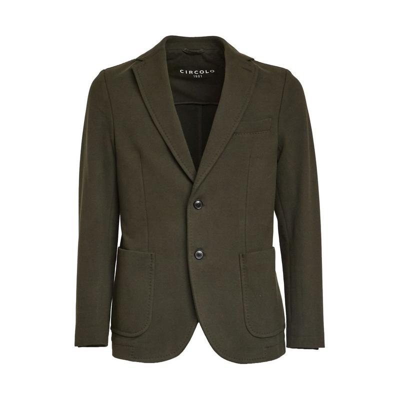 Circolo 1901 男士 FW25 夹克 單排扣羊毛夾克