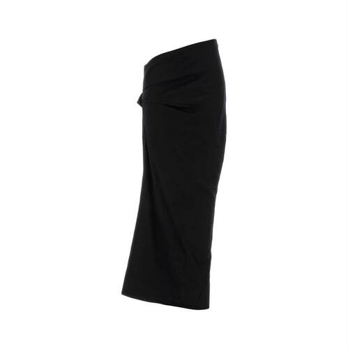 Entire Studios 女士 FW25 半身裙 黑色羊毛