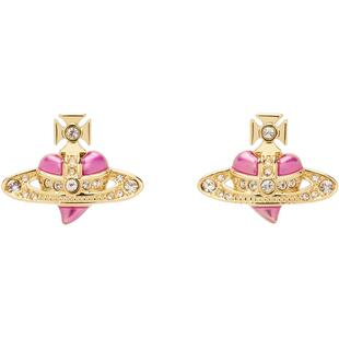 Vivienne Westwood 西太后 女士 耳环 New Diamante Heart 耳钉