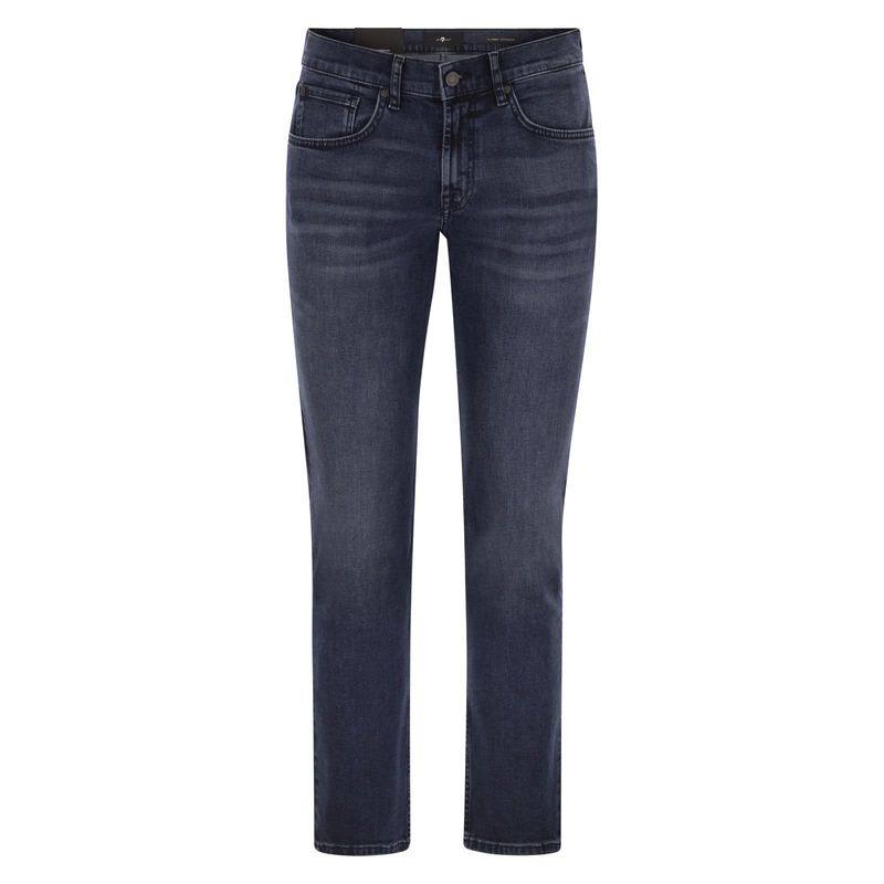 7 For All Mankind 男士 长裤 medium-waisted 修身锥形紧身裤