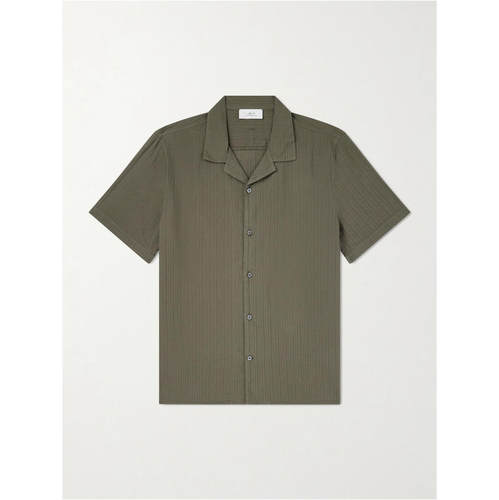 MR P. 男士 FW26 衬衫 Camp-Collar 刺绣棉质