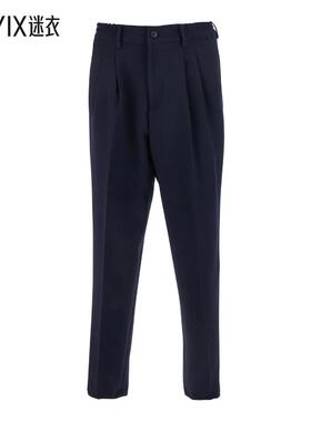 【秋冬新品】Low Brand Pants and Loops 蓝色松紧带束腰棉质男士