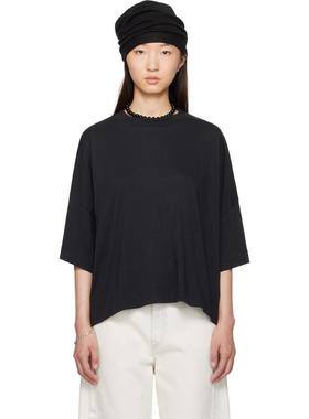 Essentials 女士 T恤 黑色 Boxy