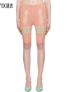 Conner Ives 女款粉色骑行短裤 迷衣时尚