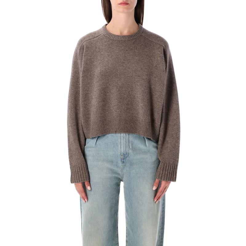 LOU LOU 女士 FW25 毛衣 Bruzzi 短款羊毛羊绒毛衣