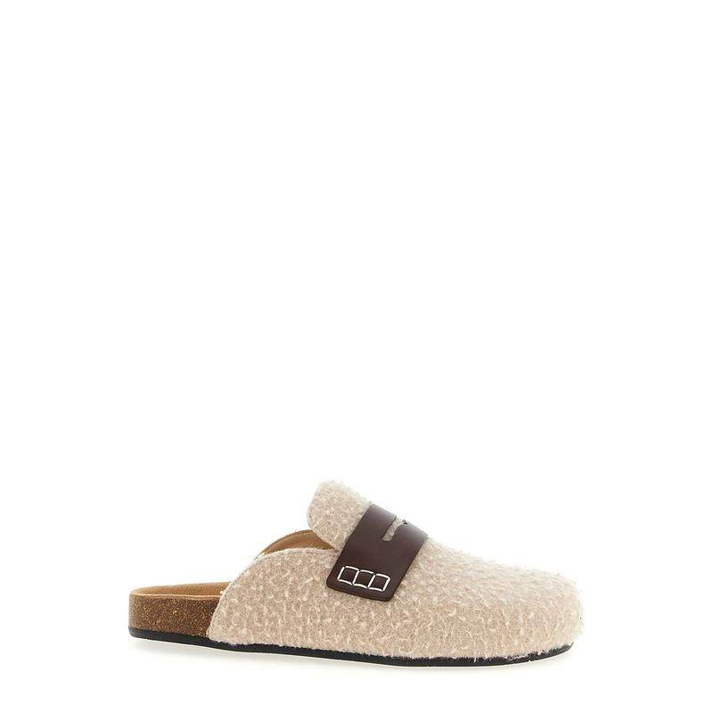 J.W. Anderson 女士 FW25 穆勒鞋 JW Anderson 毛氈穆勒鞋
