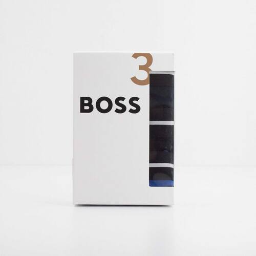 Hugo Boss 雨果博斯 男士 平角内裤 3P BOLD