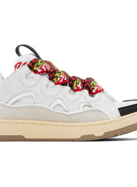 Lanvin 浪凡 男士 运动鞋 白色 Leather Curb