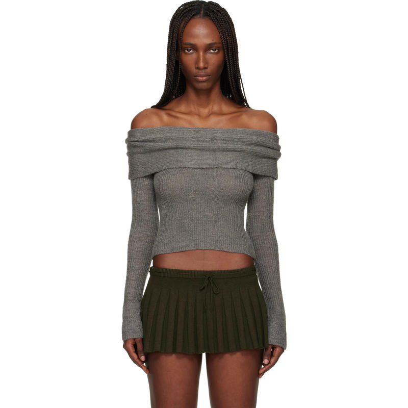 Danielle Guizio 女士 上衣 灰色 Marlowe 上装