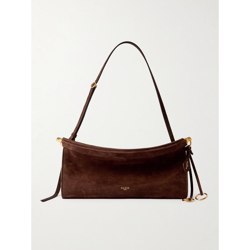 Alaïa 女士 SS26 单肩包 Le Click 横款中号牛巴革肩包