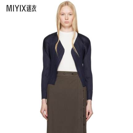 Pleats Please Issey Miyake 女款海军蓝 New Colorful Basics 4