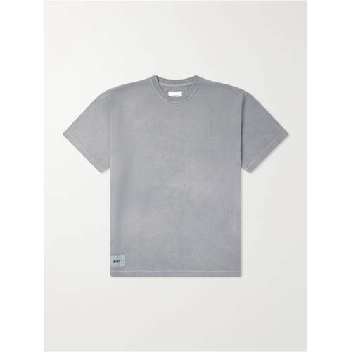 WTAPS 男士 FW26 T恤 Logo-Appliquéd 棉针织