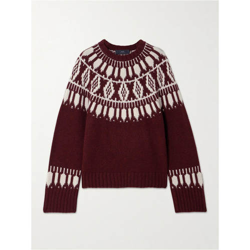 Arch4 女士 毛衣 Jackson 'Fair Isle' 羊绒