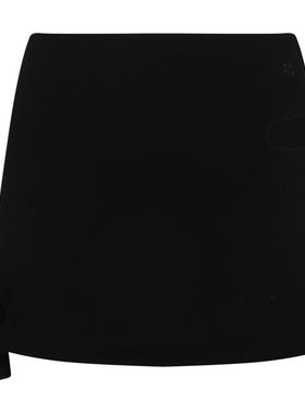 Courrèges 女士 秋冬新品 迷你裙 毛圈针织迷你半身裙