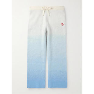 男士 直筒渐变色拉绒针织裤 长裤 Appliquéd 子 Logo Casablanca