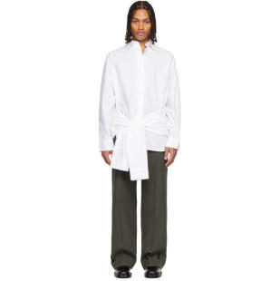 Jean Paul Gaultier 高缇耶 男士 衬衫 白色 Oversize