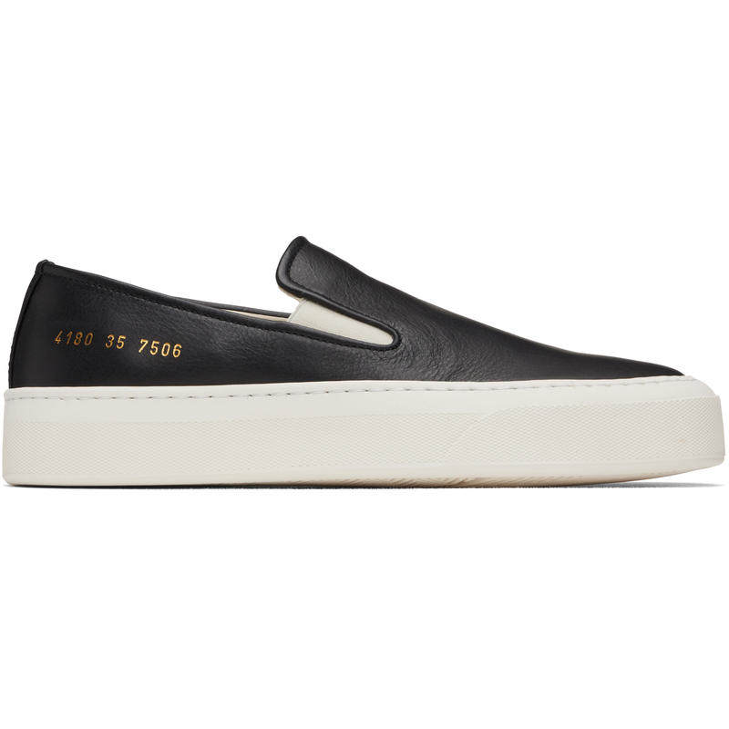 Common Projects 女士 运动鞋 黑色无带运动鞋