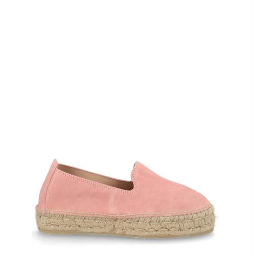 Manebi 女士 SS26 凉鞋 ESPADRILLA 绒面革平底鞋