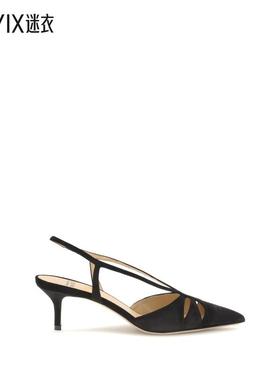 【秋季新品】Francesco Russo 女款Décolleté 绒面革皮质高跟鞋