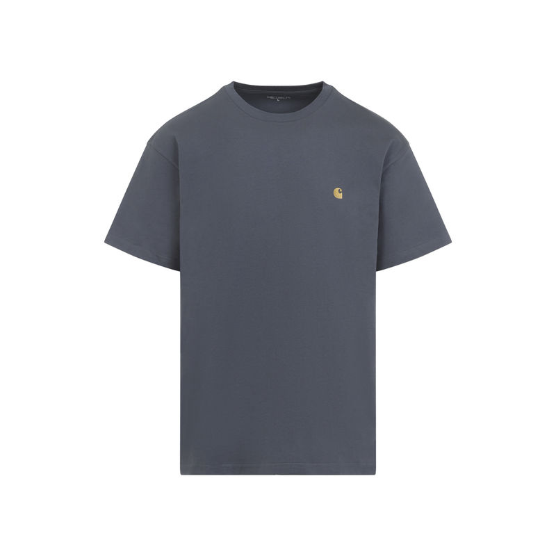 Carhartt WIP 卡哈特 男士 FW26 T恤 S/S CHASE 灰色棉质图片