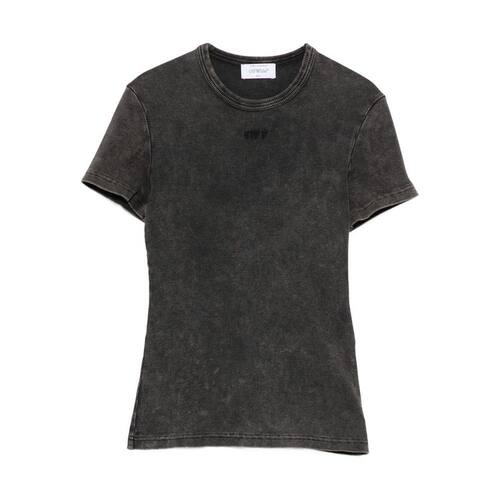 Off-White 女士 FW25 T恤 Polos 米白