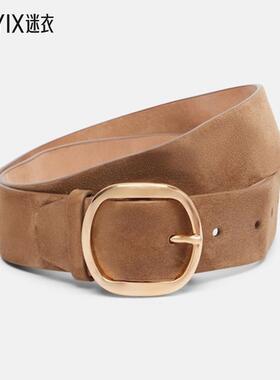 Gabriela Hearst 女款Elster 绒面革皮带 迷衣时尚