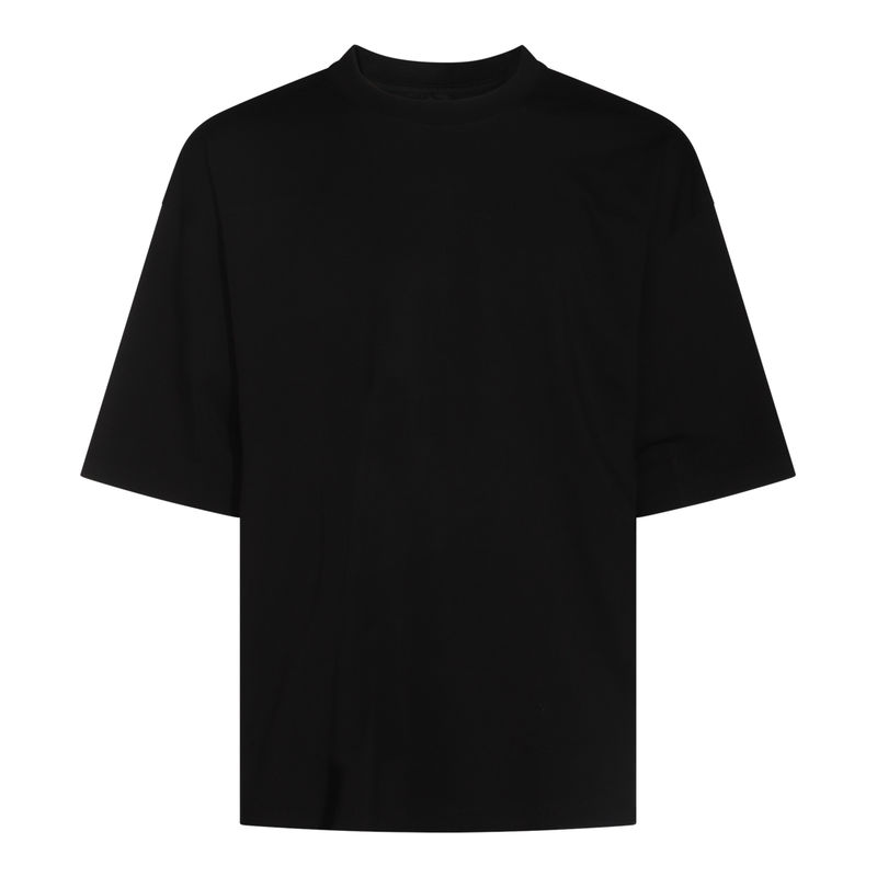 thom/krom 男士 FW25 T恤 黑色棉质T恤