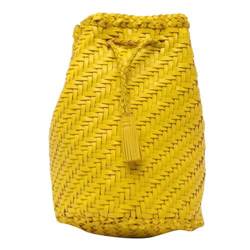 Dragon Diffusion 女士 SS26 斜挎包 绒球双跳水桶包