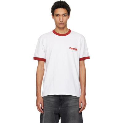 Carhartt WIP 卡哈特 男士 T恤 白色 S/S Lp Ringer