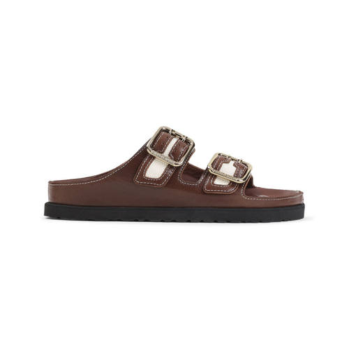 Birkenstock 勃肯 女士 FW26 凉鞋 ARIZONA SALDALS 黄褐色帆布