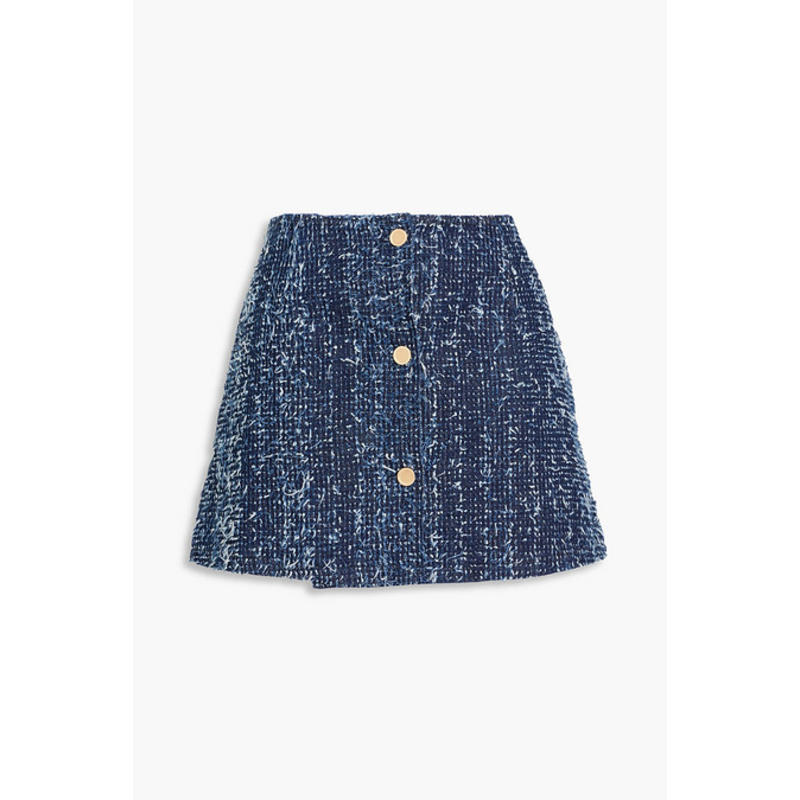 FRAME 女士 迷你裙 Denim-bouclé 迷你半身裙