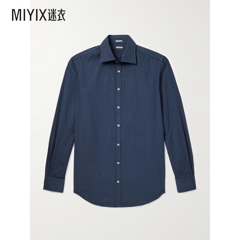 Massimo Alba 男款条纹棉质衬衫 迷衣时尚