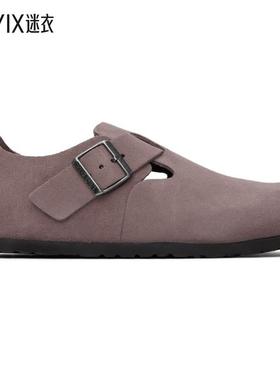 Birkenstock 勃肯男士 紫色 Regular London 乐福鞋 迷衣时尚