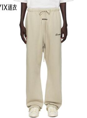 Essentials 男款灰褐色 Relaxed Fleece Piping 运动裤 迷衣时尚