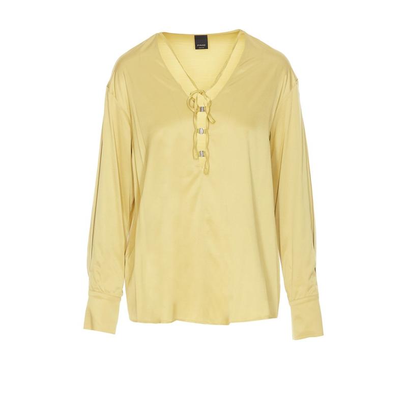 Pinko 女士 SS25 衬衫 长袖衬衫