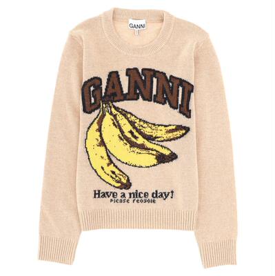 Ganni 甘尼 女士 SS26 毛衣 JERSEY. 羊毛