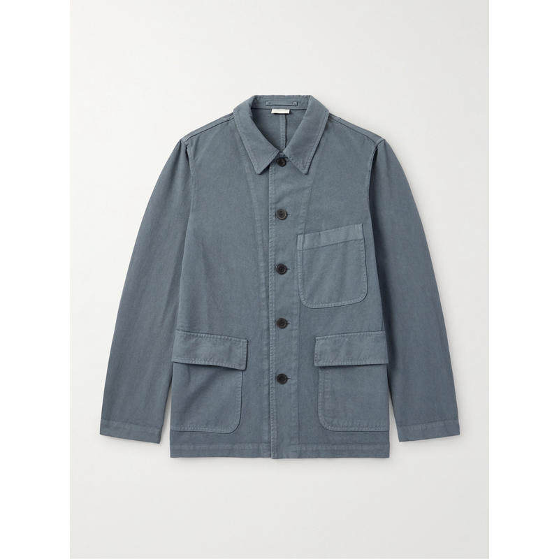 Dries Van Noten 男士 FW25 夹克 棉质斜纹布衬衫式夹克,男装,牛仔外套,淘宝优惠券,粉丝福利购,淘宝优惠卷