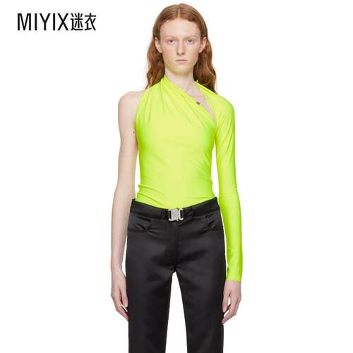 1017 ALYX 9SM  黄色 Single Sleeve 长袖 T 恤 女 迷衣时尚