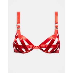 Bluebella 女士 文胸 Ariana wired strapping details 红色